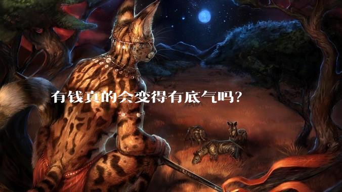 有钱真的会变得有底气吗？