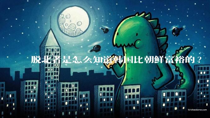 脱北者是怎么知道韩国比朝鲜富裕的?