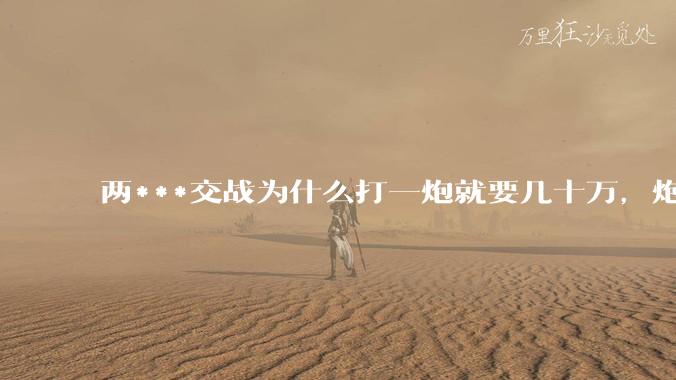 两***交战为什么打一炮就要几十万，炮弹都很值钱吗？