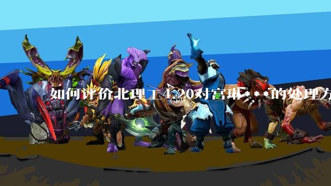 如何评价北理工4.20对宫琳***的处理方式？