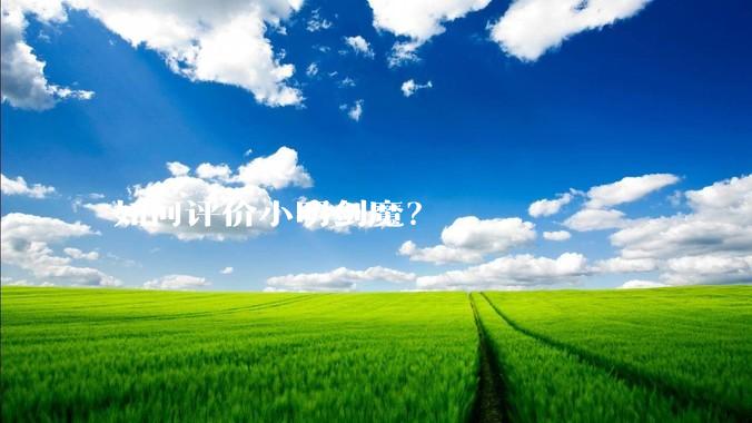 如何评价小明剑魔？