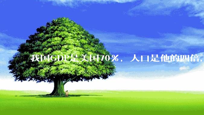 我国GDP是美国70%，人口是他的四倍，为什么我们的内需没有美国那么旺盛？