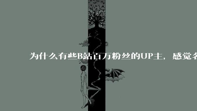 为什么有些B站百万粉丝的UP主，感觉名不副实，内容毫无营养？