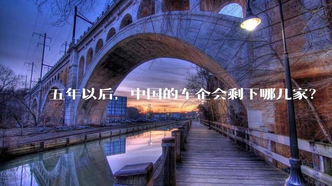 五年以后，中国的车企会剩下哪几家？